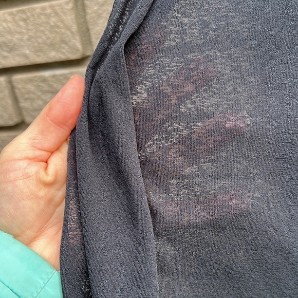 Bikini Bay Black Sheer Side Tie Bathing Suit Wrap - Picture 4 of 6